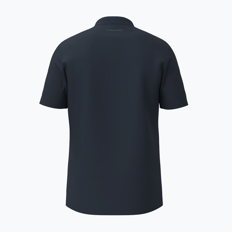 Koszulka tenisowa polo męska HEAD Club 25 Tech Polo navy 6