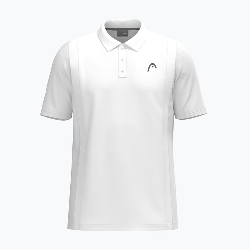 Koszulka tenisowa polo męska HEAD Club 25 Tech Polo white