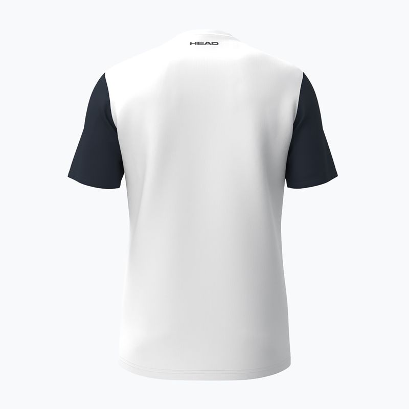 Koszulka tenisowa męska HEAD Club 25 Tech navy/white 2