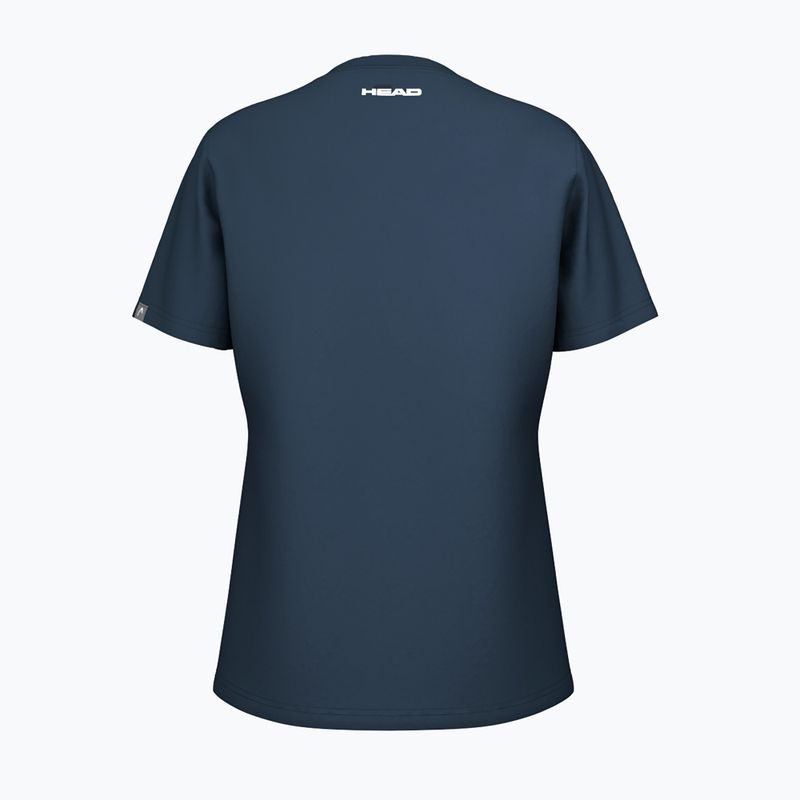 Koszulka tenisowa damska HEAD Rainbow W navy 2