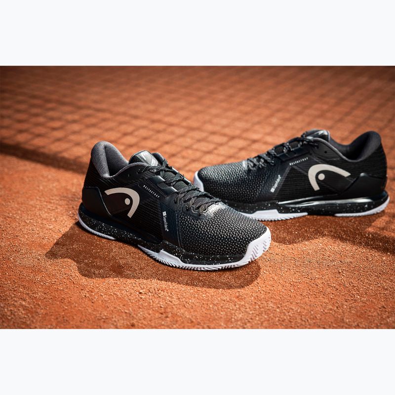 Buty do tenisa męskie HEAD Sprint Pro 4.0 SF Clay black/ white 7