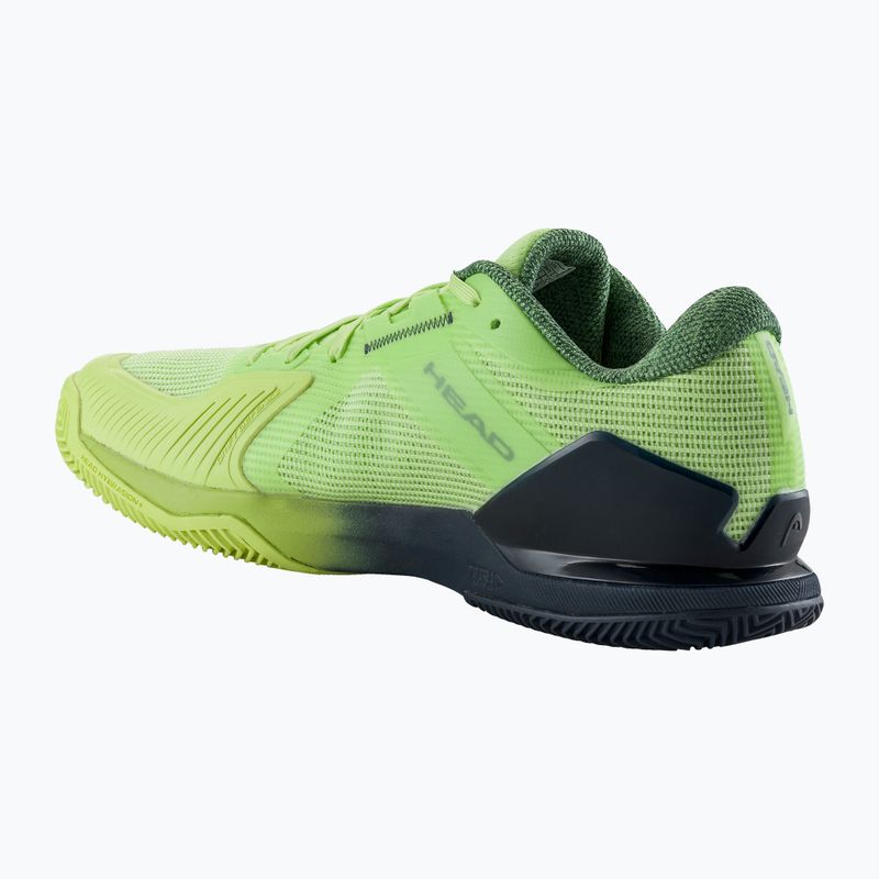 Buty do tenisa męskie HEAD Sprint Pro 4.0 Clay lime/ navy 2