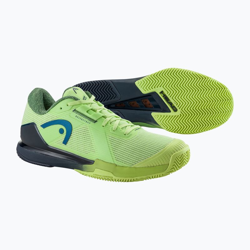 Buty do tenisa męskie HEAD Sprint Pro 4.0 Clay lime/ navy 5