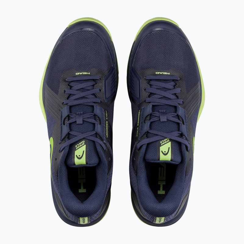 Buty do tenisa męskie HEAD Sprint Team 4.0 Clay navy/ lime 4