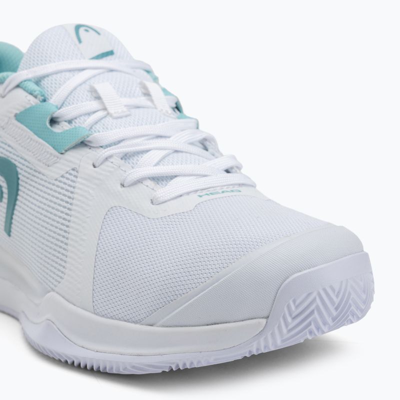 Buty do tenisa damskie HEAD Sprint Evo 3.5 Clay white/ turquise 7