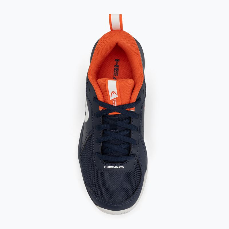 Buty do tenisa dziecięce HEAD Sprint Court 4.0 dark blue/ red 5