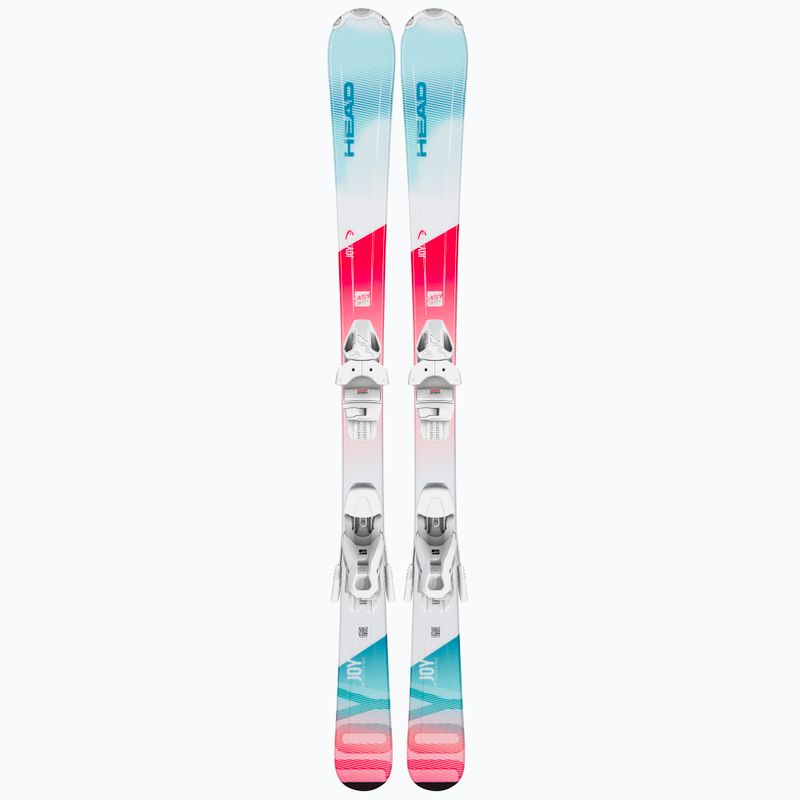 Narty zjazdowe dziecięce HEAD Joy Easy Jrs + wiązania Jrs 7.5 white/blue/pink 10