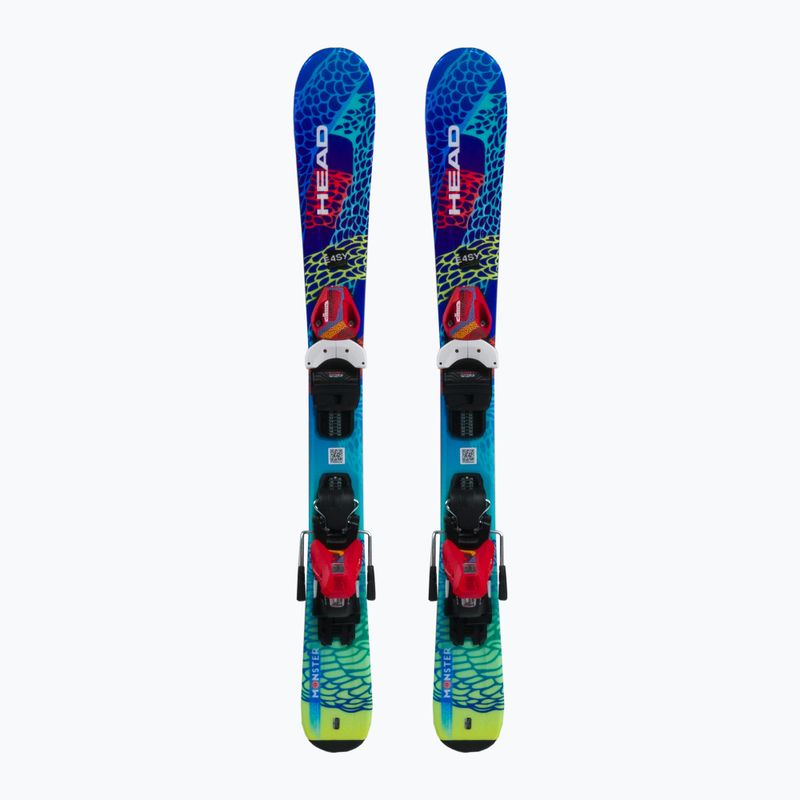 Narty zjazdowe dziecięce HEAD Monster Easy Jrs + wiązania Jrs 4.5 multicolor