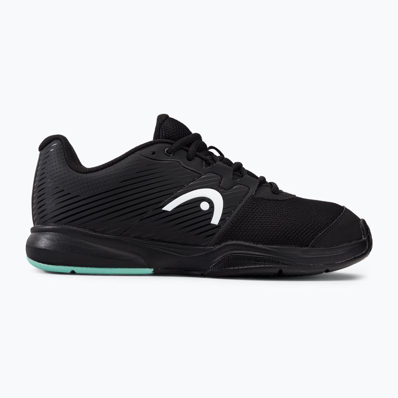 Buty do tenisa męskie HEAD Revolt Court black/teal 2