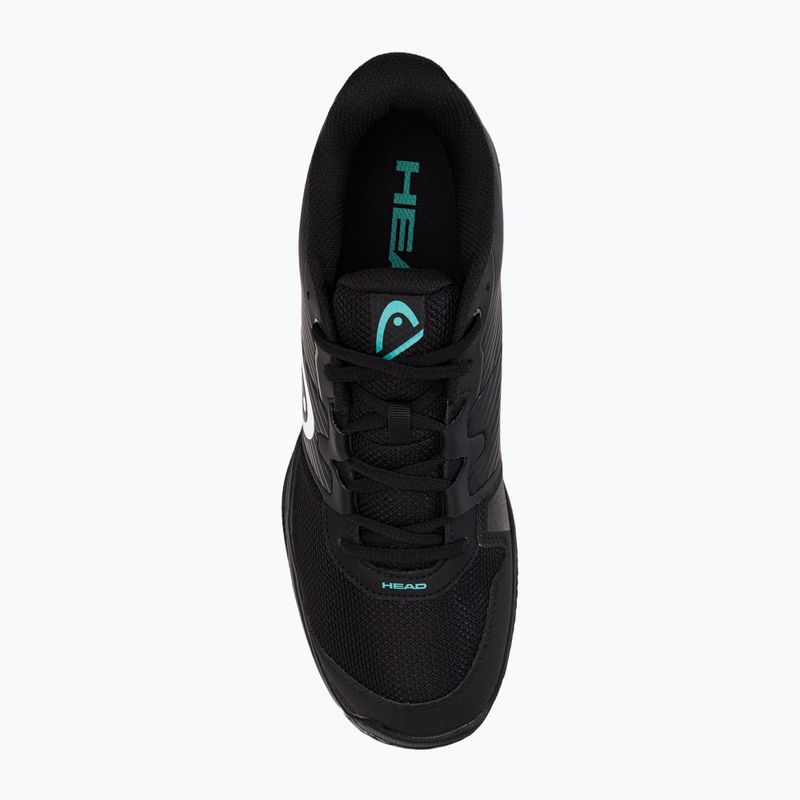 Buty do tenisa męskie HEAD Revolt Court black/teal 6