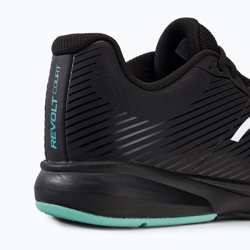 Buty do tenisa męskie HEAD Revolt Court black/teal 9