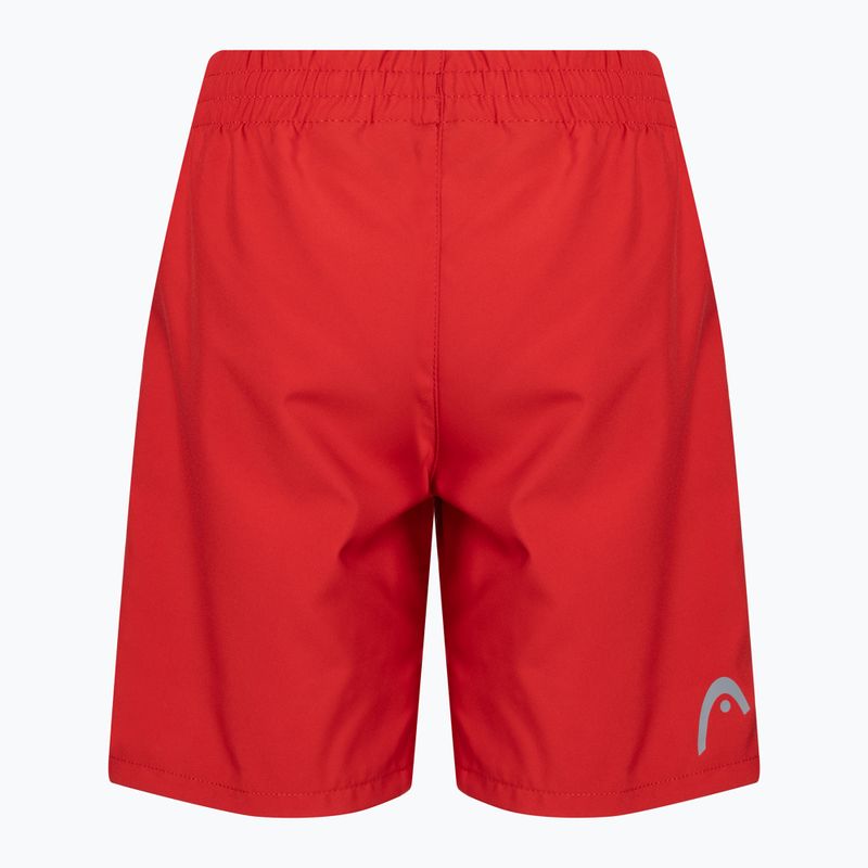 Spodenki tenisowe dziecięce HEAD Club Bermudas Jr red 2