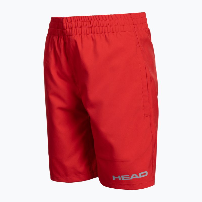 Spodenki tenisowe dziecięce HEAD Club Bermudas Jr red 3