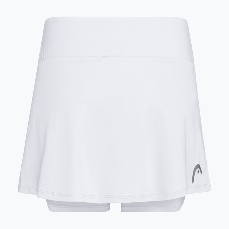 Spódnica tenisowa HEAD Club Basic Skort white 2