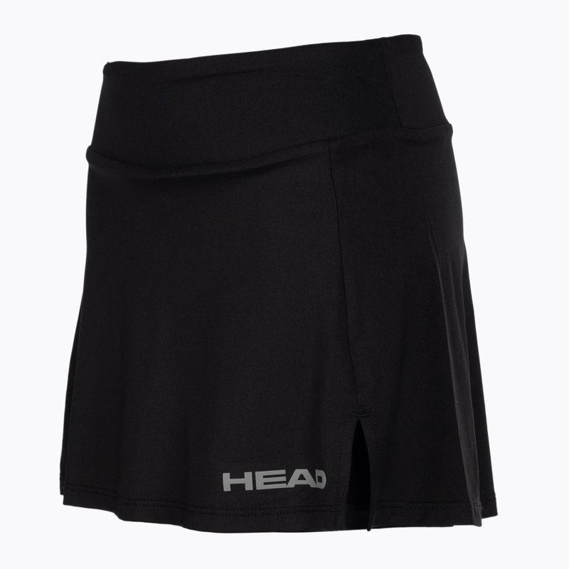 Spódnica tenisowa dziecięca HEAD Club Basic Skort Jr black 3