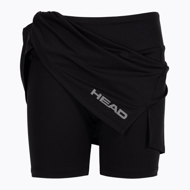 Spódnica tenisowa dziecięca HEAD Club Basic Skort Jr black 5