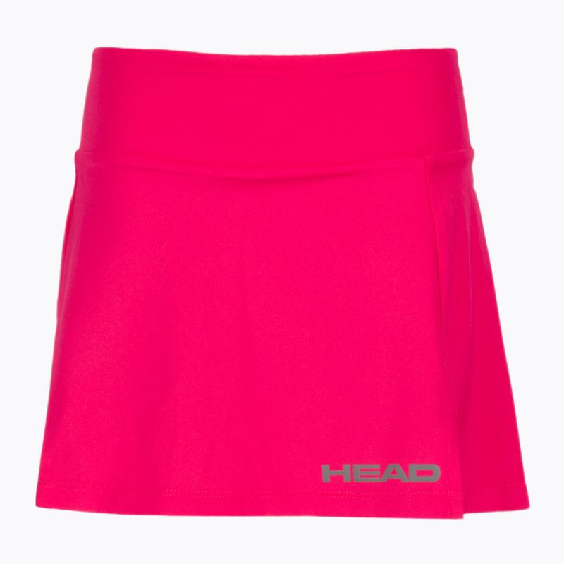 Spódnica tenisowa dziecięca HEAD Club Basic Skort Jr magenta
