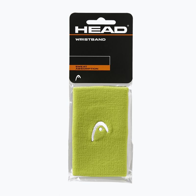 Frotki na nadgarstek HEAD Wristband 5" 2 szt. lime 3