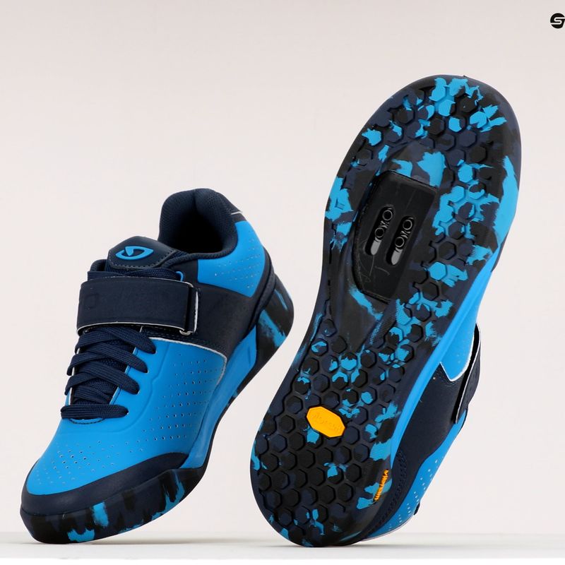 Buty rowerowe MTB męskie Giro Chamber II blue jewel midnight 11