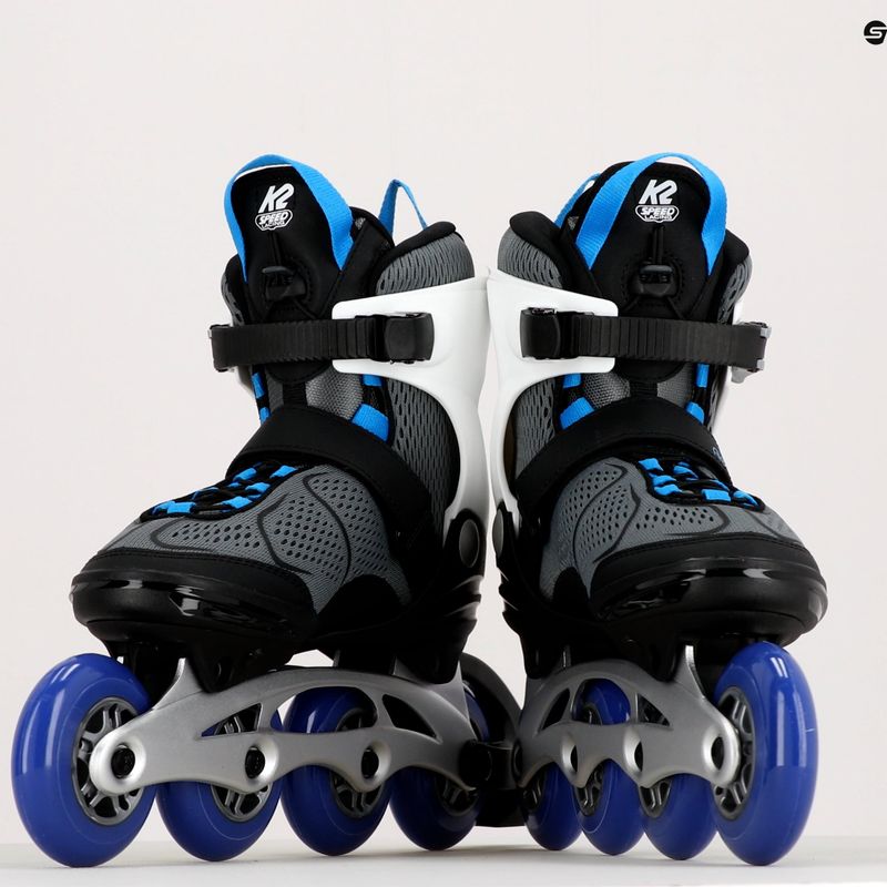 Rolki damskie K2 Alexis 84 Pro grey/blue 13