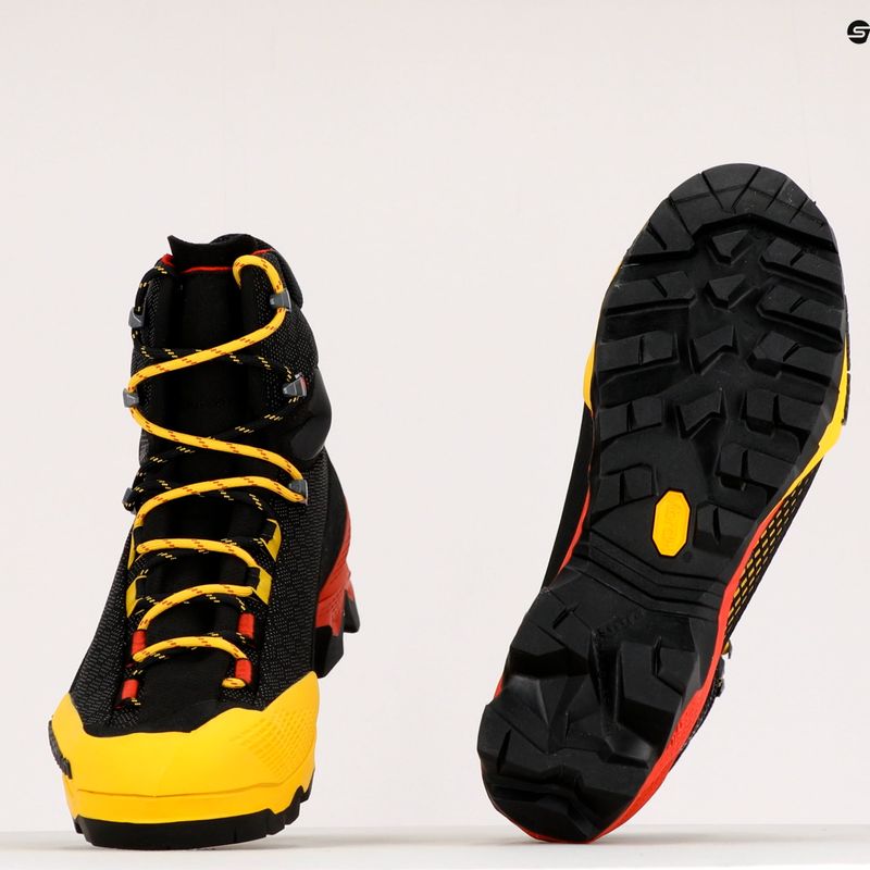 Buty wysokogórskie męskie La Sportiva Aequilibrium ST GTX black/yellow 10