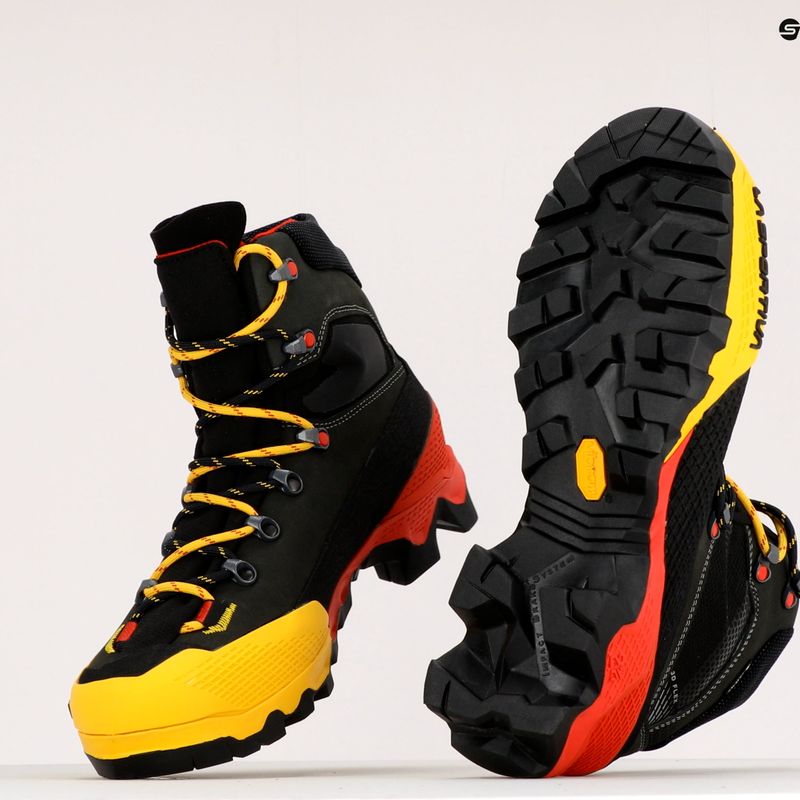 Buty wysokogórskie męskie La Sportiva Aequilibrium LT GTX black/yellow 10