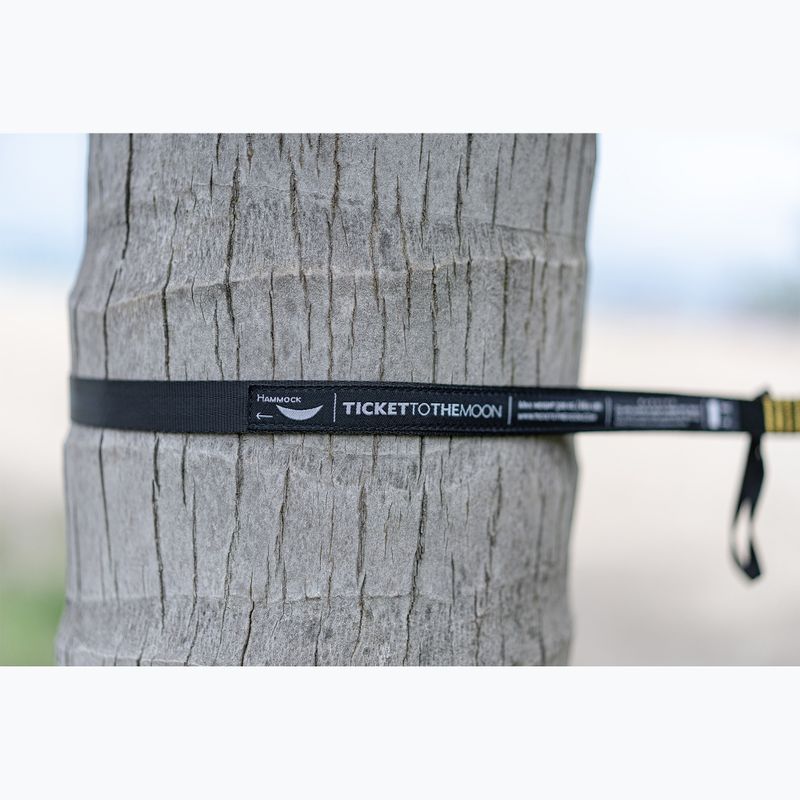 Pasy do montażu hamaka Ticket To The Moon Moon Straps 2 szt. black 6