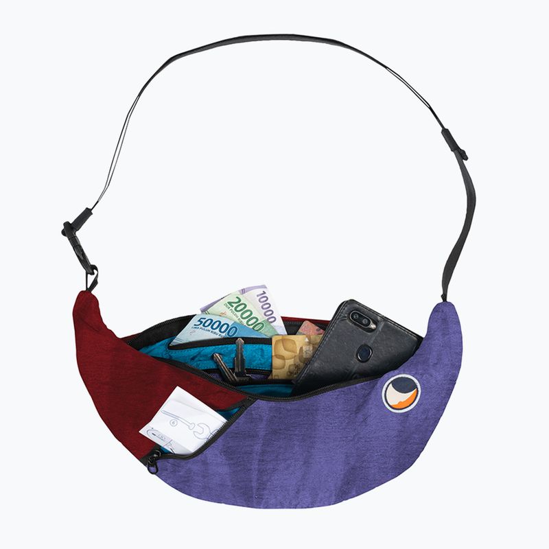 Saszetka na ramię Ticket To The Moon Upcycled Sling purple/burgundy 2