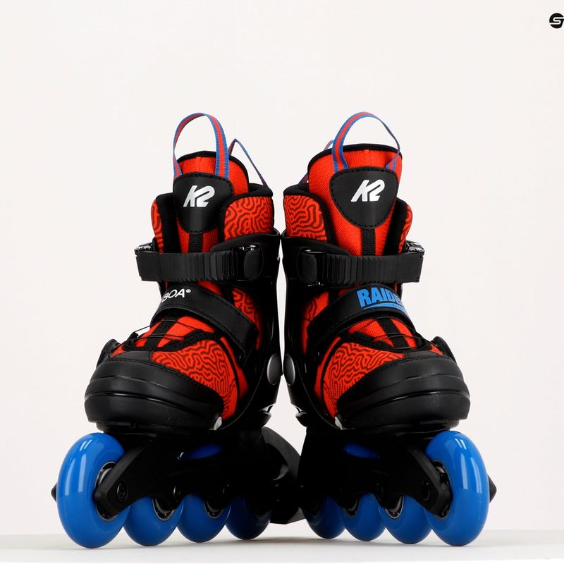 Rolki dziecięce K2 Raider Boa red/black/blue 12