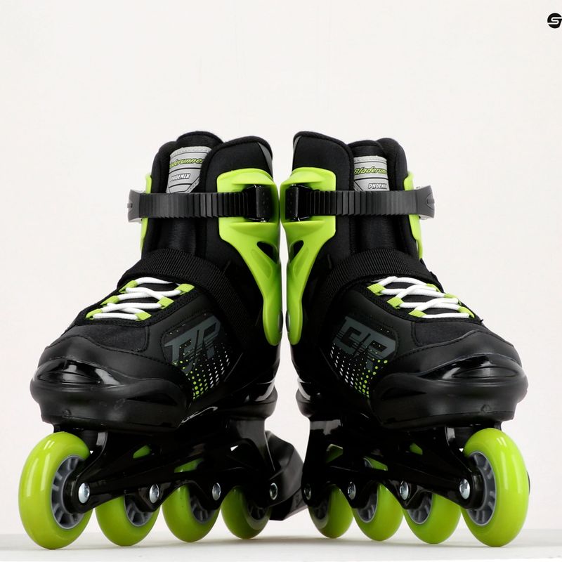 Rolki dziecięce Bladerunner by Rollerblade Phoenix black/green 10