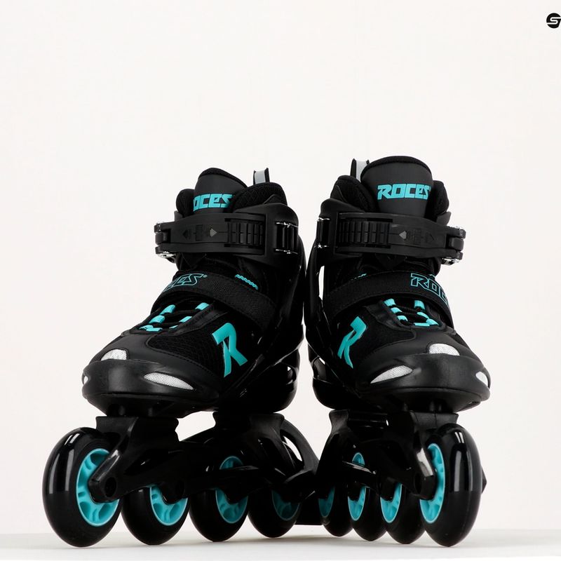 Rolki damskie Roces Icon black/aqua 9