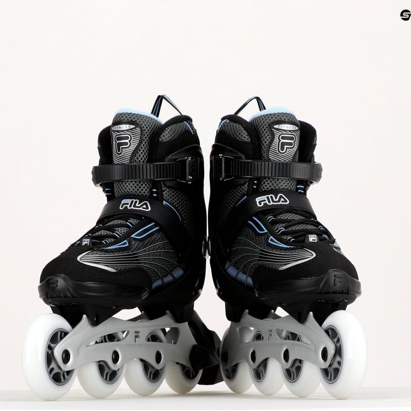 Rolki damskie FILA Mizar 80 Lady black/lightblue 7