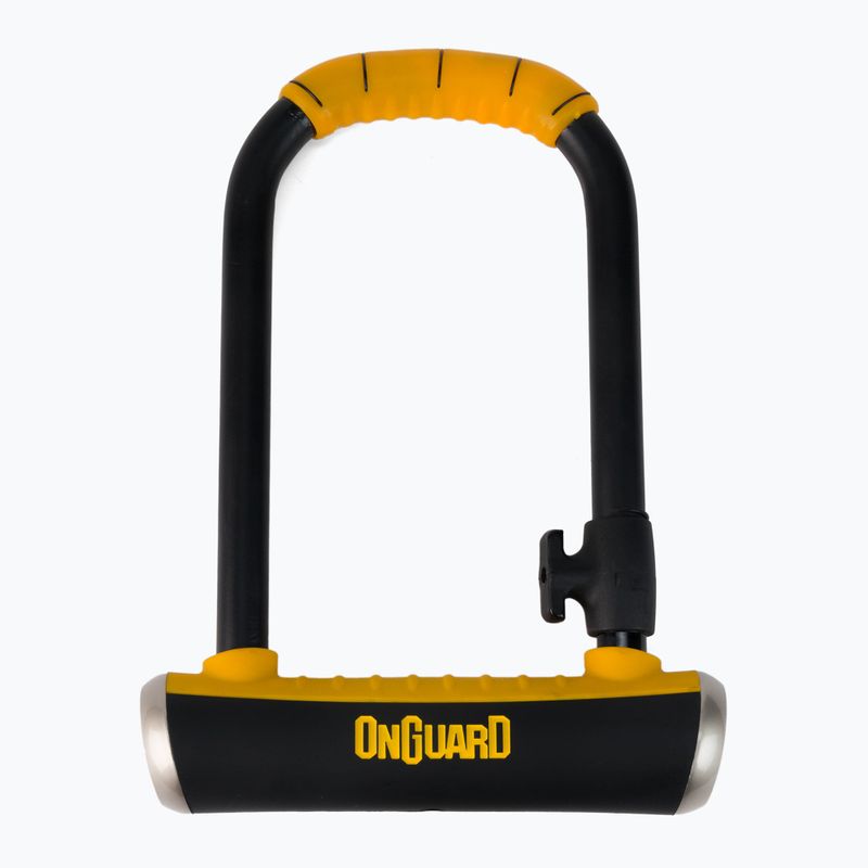 Zapięcie rowerowe OnGuard Brute Std 8001 u-Lock black/yellow 2