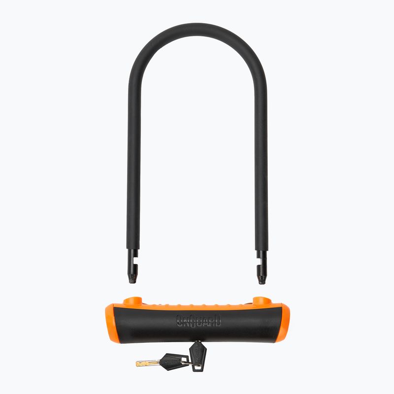 Zapięcie rowerowe OnGuard Neon 8154OR U-Lock black/orange 2