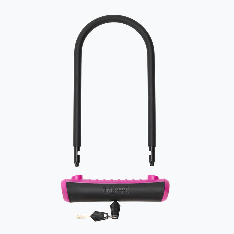 Zapięcie rowerowe OnGuard Neon 8154PN U-Lock black/pink 2