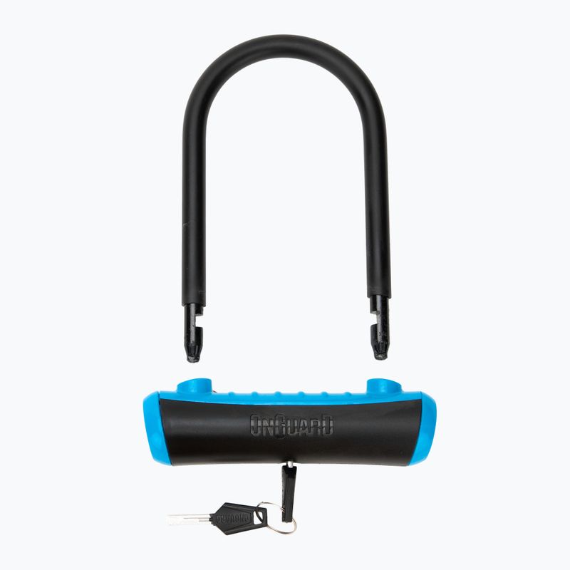 Zapięcie rowerowe OnGuard Neon 8155BU U-Lock black/blue 3