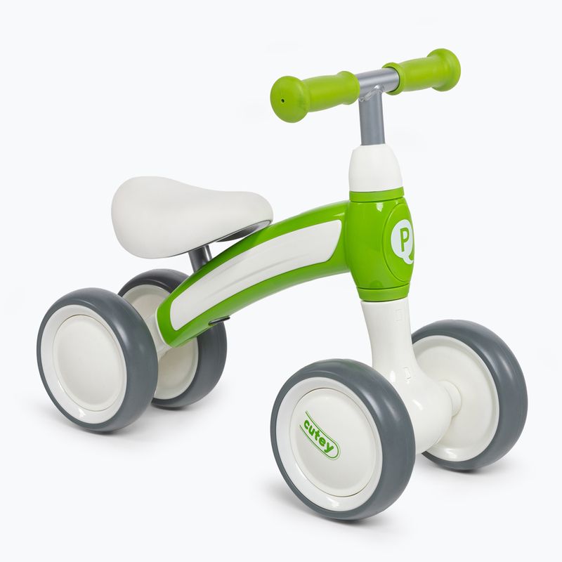 Rowerek biegowy czterokołowy Qplay Cutey green 2