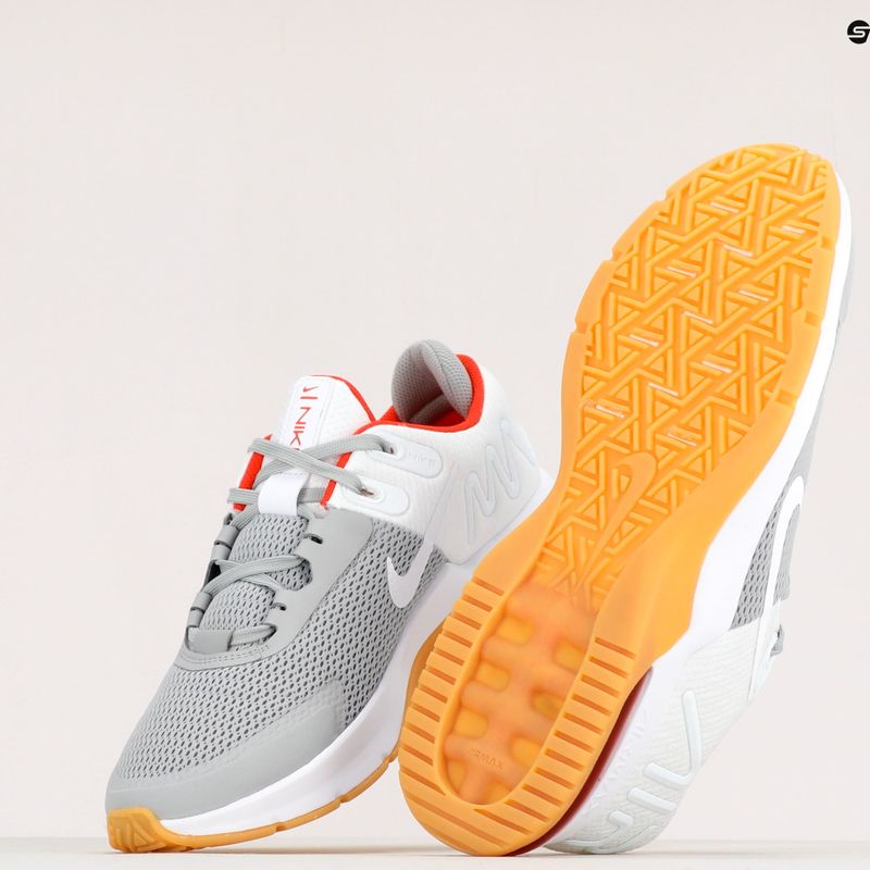 Buty treningowe męskie Nike Air Max Alpha Trainer 4 lt smoke grey/white/chile red 10