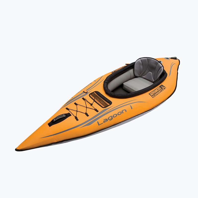 Kajak pompowany 1-osobowy Advanced Elements Lagoon 1 TM with Pump 254 cm orange/gray 2