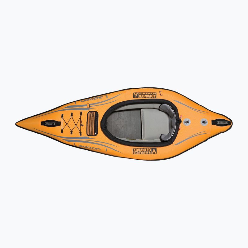 Kajak pompowany 1-osobowy Advanced Elements Lagoon 1 TM with Pump 254 cm orange/gray 3