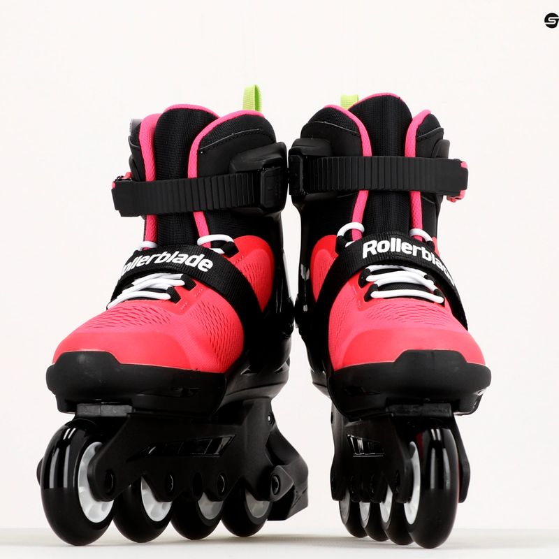 Rolki dziecięce Rollerblade Microblade Jr pink/light green 14