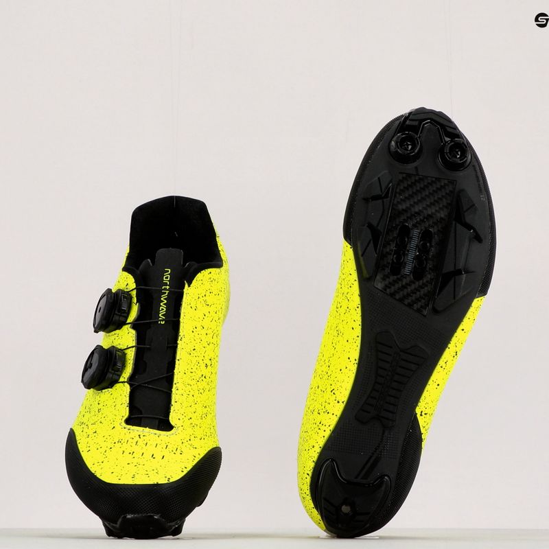 Buty rowerowe MTB męskie Northwave Rebel 3 yellow fluo/black 12