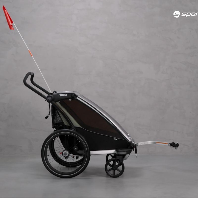 Przyczepka rowerowa jednoosobowa Thule Chariot Lite 1 czarna 10203021 9
