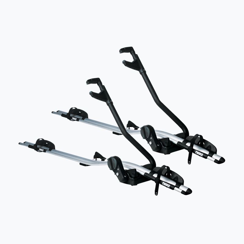 Bagażnik rowerowy dachowy Thule ProRide Twin Pack srebrny 591040