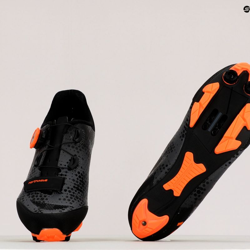 Buty rowerowe MTB męskie Northwave Razer 2 anthracite/orange 12