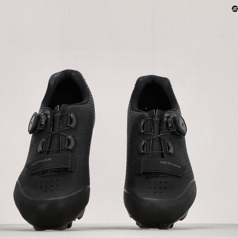 Buty rowerowe MTB męskie Northwave Origin Plus 2 Wide black/dark grey 11