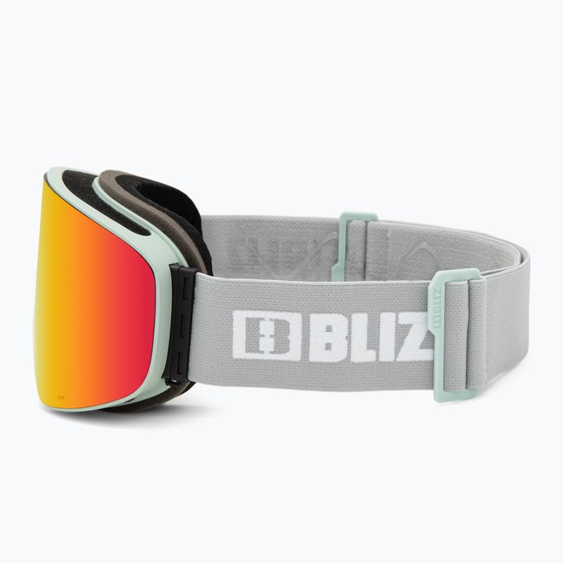 Gogle narciarskie Bliz Flow matt light grey/brown red multi/pink 5
