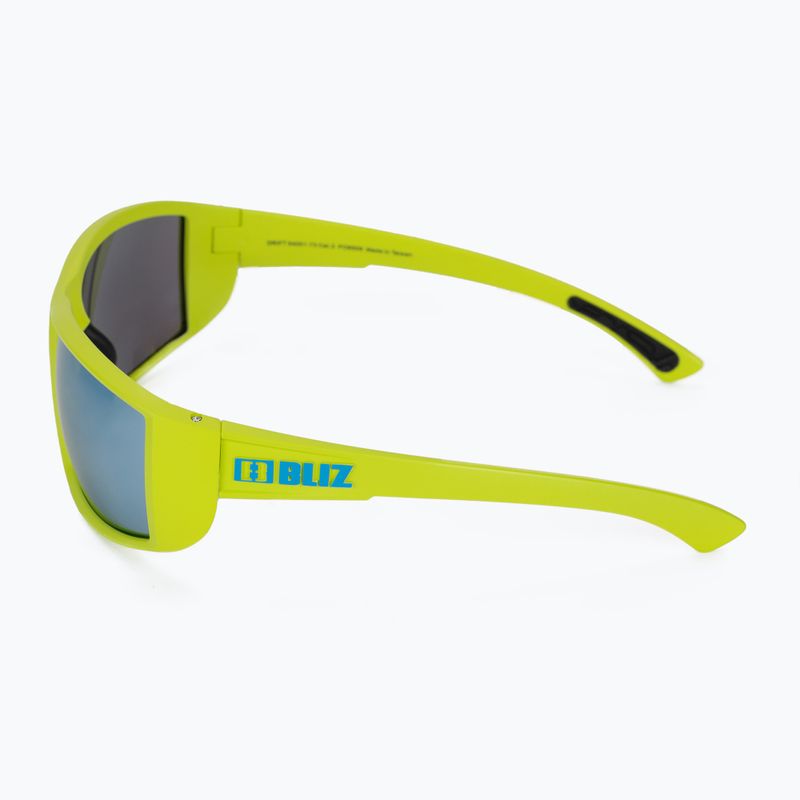Okulary przeciwsłoneczne Bliz Drift matt limegreen/smoke blue multi 4
