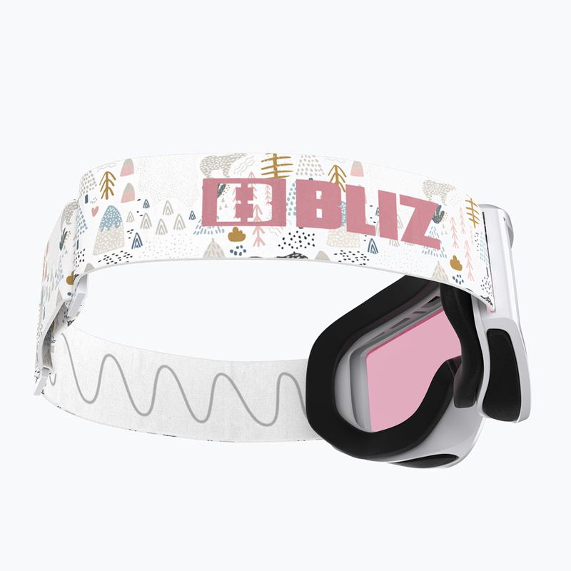 Gogle narciarskie dziecięce Bliz Pixie Jr white/pink 5