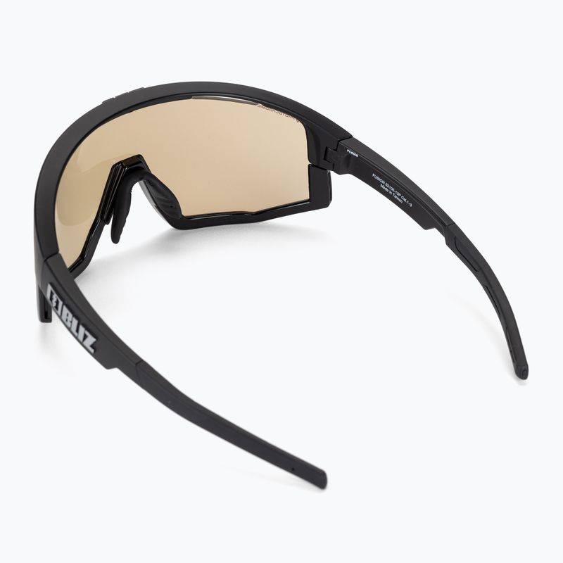 Okulary przeciwsłoneczne Bliz Fusion Nano Optics Photochromic matt black/brown blue multi 2